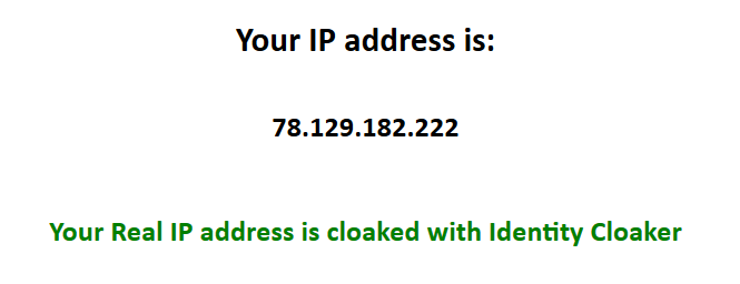 Verify the IP